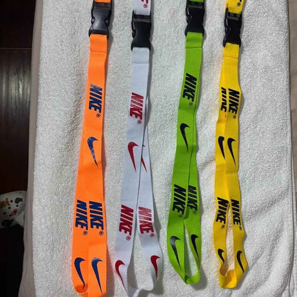 SOLD 4PK Nike Lanyard Detachable Keychain